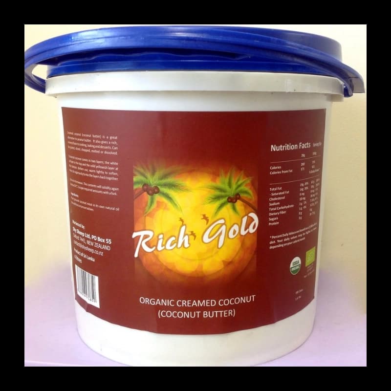 Rich Gold Creamed Coconut (Coconut Butter) 4kg