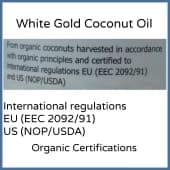 White Gold Organic Extra Virgin Coconut Oil 5L — view 2