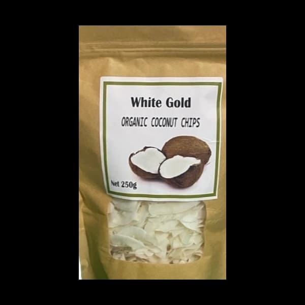 White Gold Organic Coconut Chips 200g