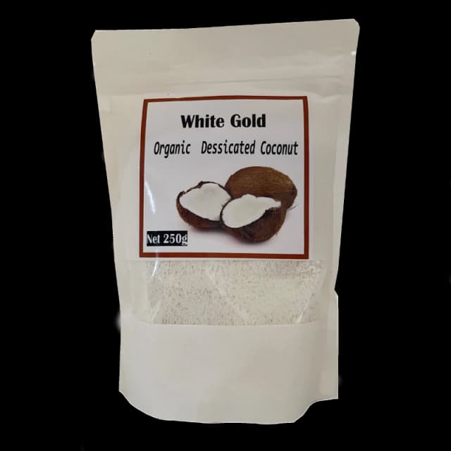 White Gold Organic Desiccated Coconut